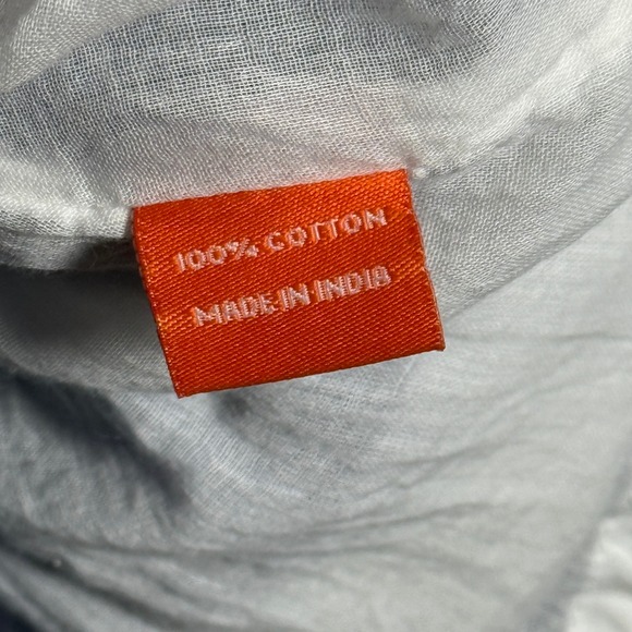 Oliphant Womens Tiered Maxi Dress L Blue Striped Tank Tassels Resort Vacation - Picture 6 of 11